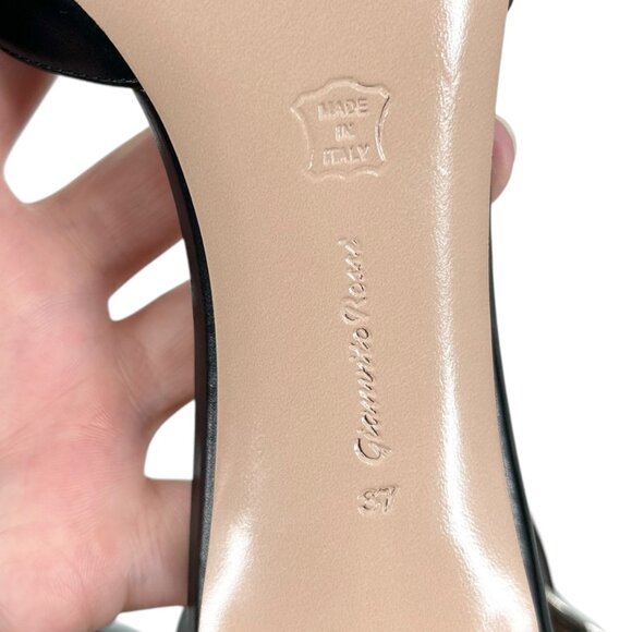 NWB Gianvito Rossi D'Orsay Pointed Toe Strappy Heels - Picture 9 of 12